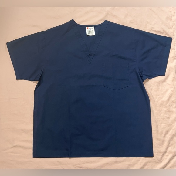 AllHeart V-Neck Top & Drawstring Pant Scrub Set - Picture 2 of 6